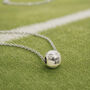 Tennis Ball Bead Charm With Personalised Text, thumbnail 1 of 7
