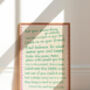 Feel Good Manifesto Print, thumbnail 1 of 4