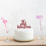 90 And Fabulous Glitter Acrylic Cake Topper, thumbnail 1 of 3