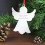Personalised Angel Tree Decoration, thumbnail 1 of 3