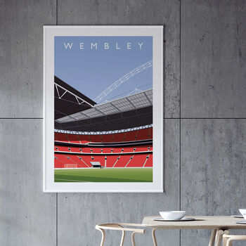 England Football Wembley Stadium Poster, 4 of 9