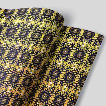 Gold Art Deco Wrapping Paper, 2 of 2