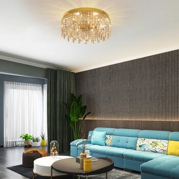 One Light Crystal LED Chandelier, 8 of 12
