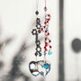 Crystal Heart Suncatcher, Twisted Reds, thumbnail 5 of 6