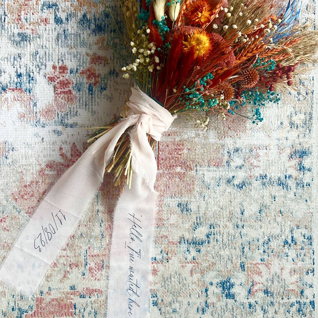 Personalised Bridal Bouquet Ribbon, 1 of 5