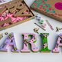 Personalised Paint Your Own Fairy Wooden Name, thumbnail 2 of 7