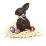 Vegan Chocolate Giant Easter Bunny With Mini Eggs, thumbnail 1 of 2