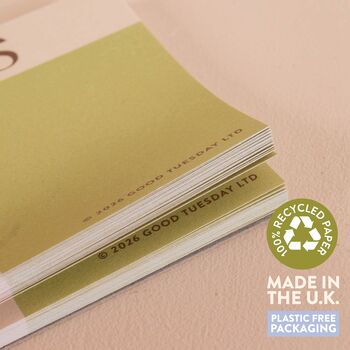 Keyboard Weekly Planner Pad | Matcha, 5 of 8