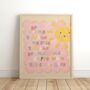 You Are My Sunshine Watercolour Print, thumbnail 1 of 2