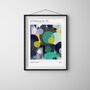 Beastie Boys Song Inspired Abstract Art Print, thumbnail 3 of 5