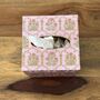 Facial Cube Tissue Holder With Magnetic Cover, thumbnail 2 of 11