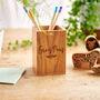 Personalised Wooden Pen Pot, thumbnail 1 of 2