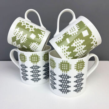 Welsh Blanket Print China Mug, 6 of 12