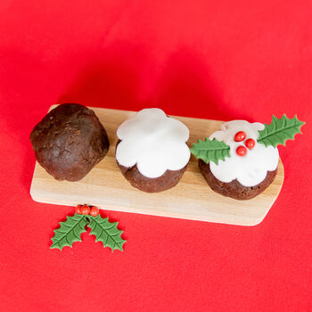 Christmas Brownie Pudding Kit, 3 of 3