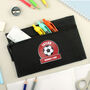 Personalised Red Football Fan Pencil Case, thumbnail 1 of 2