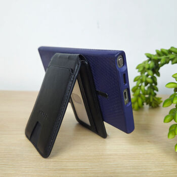 Magnetic Pu Leather Stylish Phone Case With Card Pocket, 5 of 10