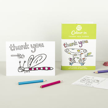 Colour In Thank You Cards, 2 of 5