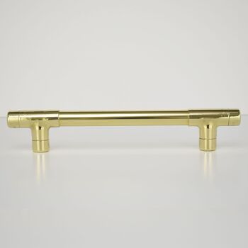 High Polish Brass T Shaped Pull Handle, 3 of 5