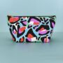 Leopard Print Zip Bag – Compact Bag For Her, thumbnail 1 of 2