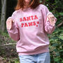 Santa Paws Christmas Sweatshirt Jumper, thumbnail 1 of 8