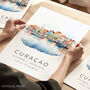 Curaçao Caribbean Travel Print, thumbnail 1 of 7