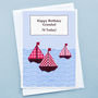 'Boats' Personalised Birthday Card, thumbnail 2 of 3