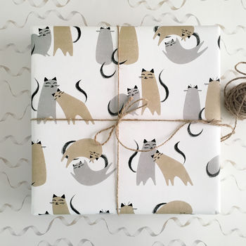 Cat Wedding Wrapping Paper, 2 of 6