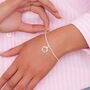 Just To Say Bracelet Gift, Just To Say Best Mum Flower Charm Bracelet Gift, thumbnail 2 of 3