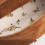 Tan Floral Embroidered Shoulder Bag, thumbnail 10 of 11