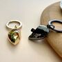 Two Piece Heart Puzzle Keyring, thumbnail 2 of 3