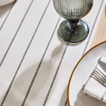 Colbrook Striped Cotton Table Runner, 3 of 5