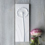 Allium No.Three Plaster Cast Plaque Mounted On Wood, thumbnail 4 of 5