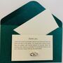 Thank You Gift Sterling Silver Keepsake With Blank Card, thumbnail 1 of 3