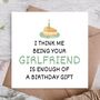 Funny Birthday Card For Boyfriend, thumbnail 1 of 3