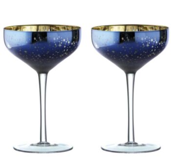 Blue Star Champagne Saucers, 3 of 3