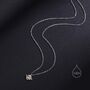 Dainty Planet Pendant Necklace In Sterling Silver, thumbnail 5 of 10