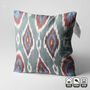 Hand Woven Multicoloured Ikat Cushion Cover, thumbnail 6 of 10