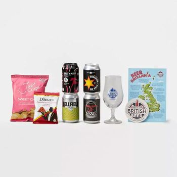 Happy Birthday Craft Beer And Snacks Gift, 2 of 2