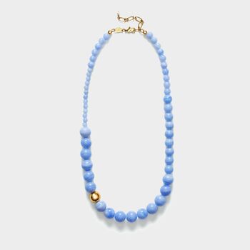 Float Necklace Blue Lace Agate, 2 of 2