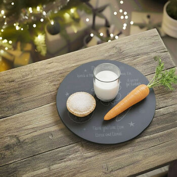 Personalised Christmas Eve Plate For Santa, 2 of 8