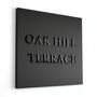 Personalised Square House Sign Options Of Design Colour, thumbnail 12 of 12