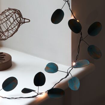 Gold Eucalyptus Fairy Lights, 5 of 10