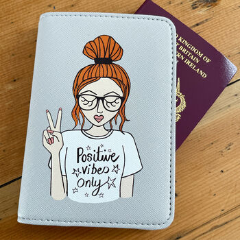Personalised Holiday Passport Holder Travel Wallet, 9 of 10