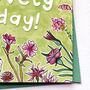 Pink Floral Birthday Or Anniversary Card, thumbnail 5 of 5