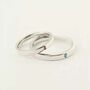 Adjustable Silver Plated Chinese Ne Zha Promise Rings, thumbnail 4 of 6