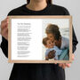 For My Mother Personalised Photo Poem Print, thumbnail 4 of 8