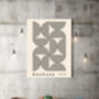 Bauhaus Mid Century Black And White Art Print, thumbnail 3 of 3