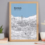 Personalised Norwich Print, thumbnail 7 of 10