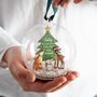 Woodland Animals Baby Details Bauble, thumbnail 5 of 7