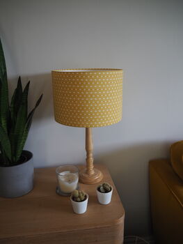 Geometric Mustard Lampshade, 2 of 7